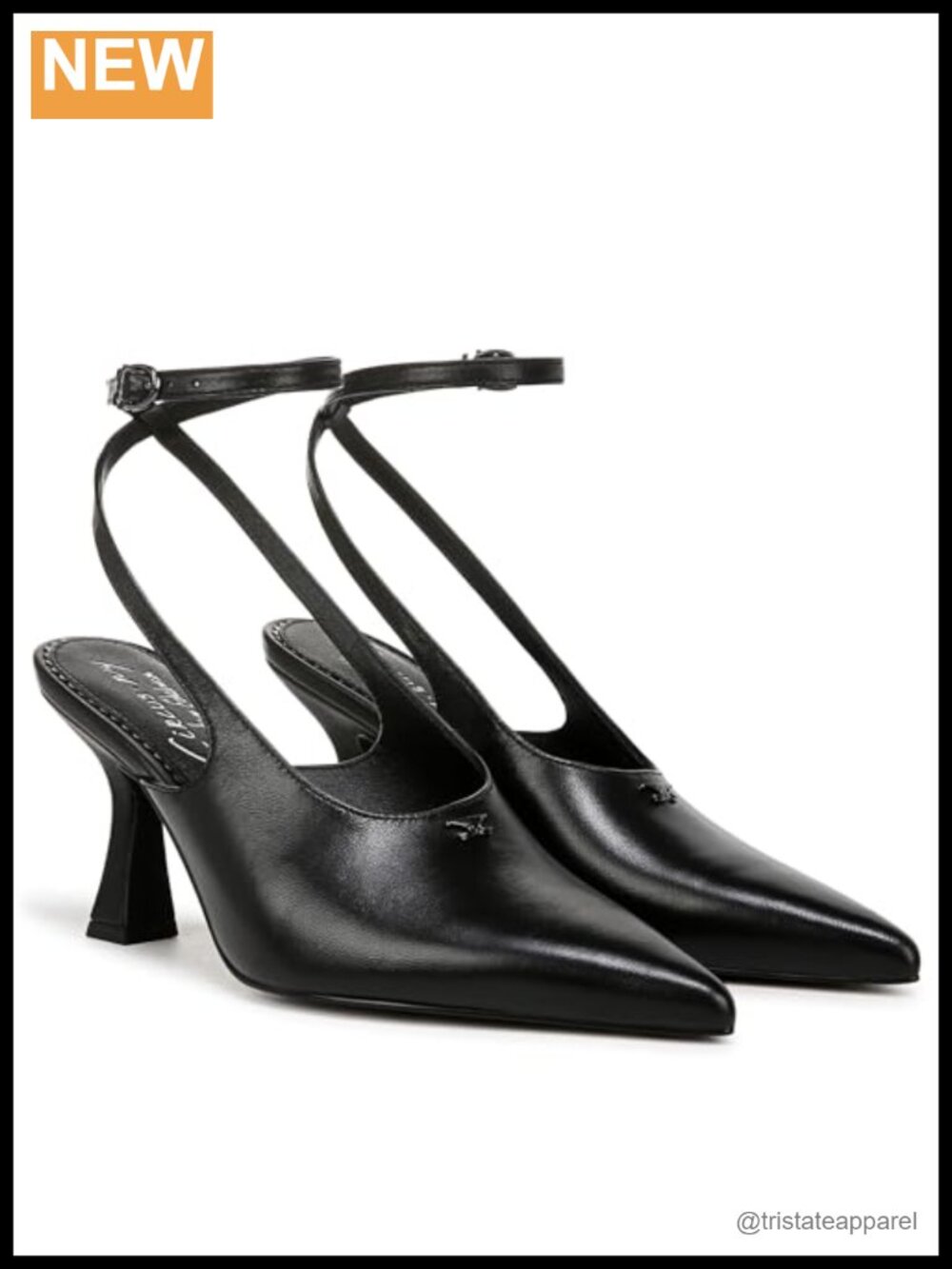 Circus NY by Sam Edelman Tara Leather Pump Heel Ankle Wrap Buckle